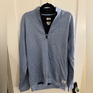 Johnnie-O Light Blue Men’s Quarter Zip - Size L